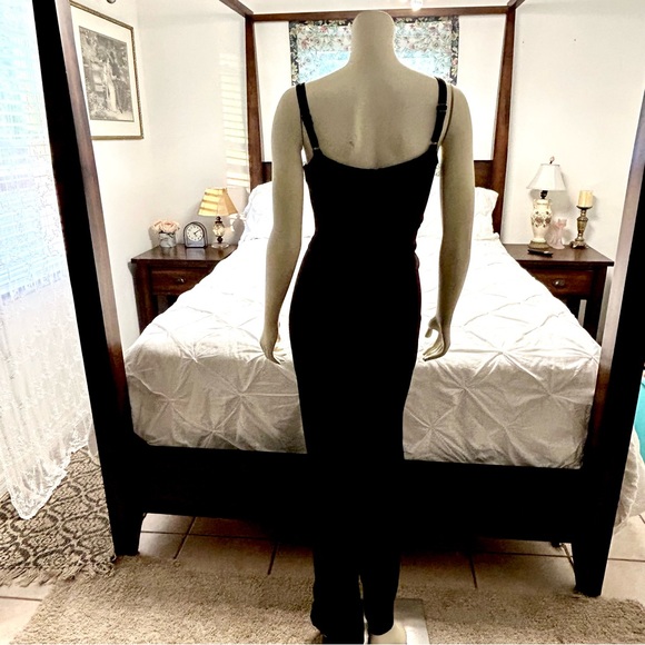 DRESS THE POPULATION Sleek & Elegant Black Evening Jumper Size Small - Picture 2 of 10